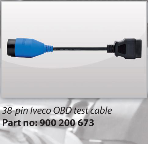 38-PIN IVECO OBD Adapterkabel Autocom