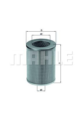 Luftfilter Mahle - Nissan - Sunny, King-van, Vanette