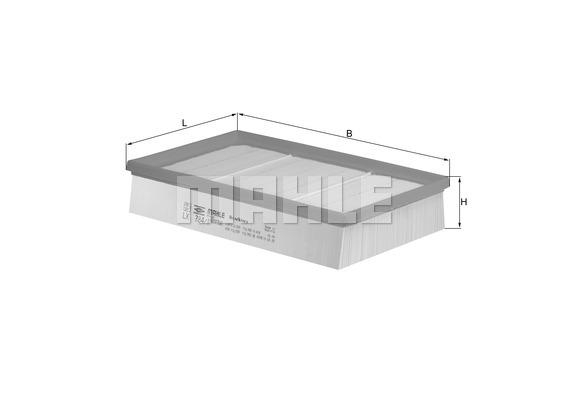 Luftfilter Mahle - Audi - A8 - OE 07C129620,7C129620,07C129620B