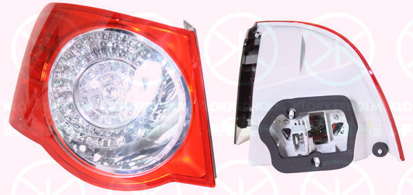 Baklykta Klokkerholm - VW - Jetta v - OE 1K5945095M,1K5945095G