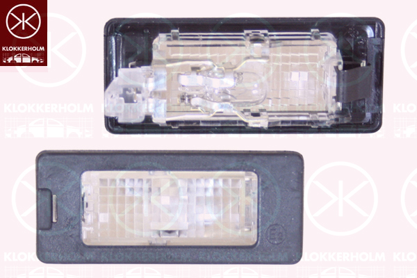 Belysning, skyltbelysning - VW - Skoda - Seat - OE 5N0943021,5N0943021A,5N0943021B