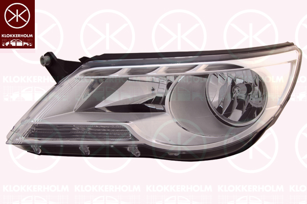 Strålkastare Klokkerholm - VW - Tiguan - OE 5N1941031R,5N1941031P,5N1941031AB