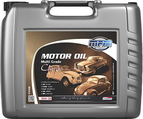 MPM Multi Grade Classic 20W-50 Motorolja Dunk 20 l - Motorolja - Volvo - BMW - Lada - Nissan - Isuzu - Daihatsu