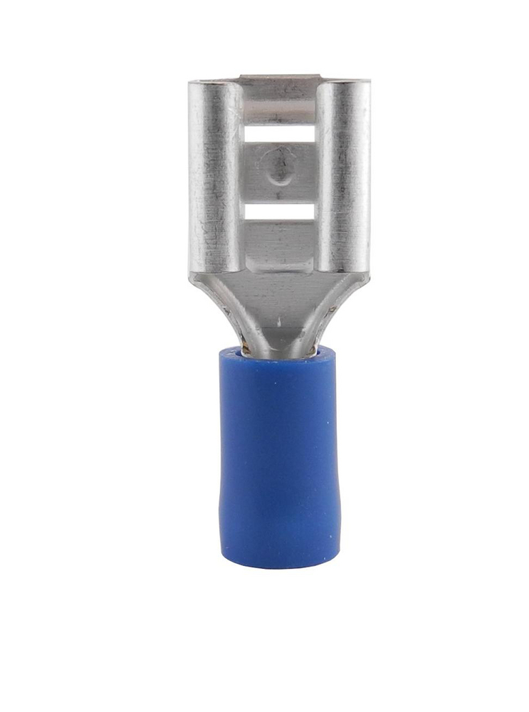 Flat pinnehylse Blå 1,5-2,5 mm² 8,0x0,8 mm