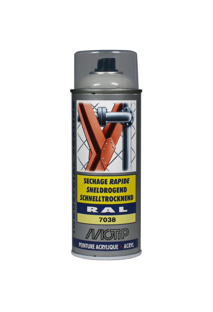 Sprayfärg RAL 7038 Högglans Agatgrå 400ml Motip