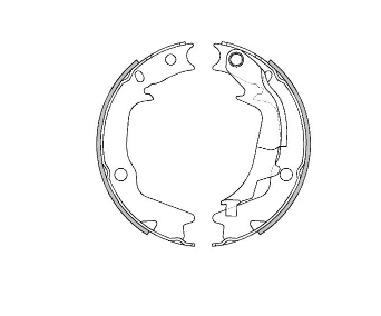 Bromsbackar - Kia - Soul - OE 5835038A20,5835038A10,583503CA10,583501CA00,5835038A30,583502KA00,583502GA00,583052KA00