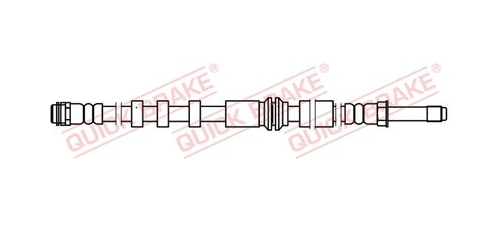 Bromsslang - Audi - A6, A6 quattro, A7 quattro, S6, S7, A7 - OE 4G0611775,4G0611775C