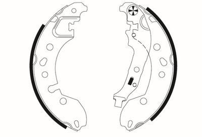 Bromsbackar - Smart - Fortwo. Renault - Twingo - OE 440601843R,440603961R,4534230100