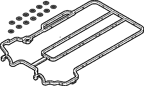 Ventilkåpspackningssats Elring - Opel - Corsa, Agila