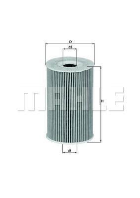 Oljefilter Mahle - Kia Sportage, Ceed, Rio, Sorento - Hyundai I30, I20, Tucson, I40