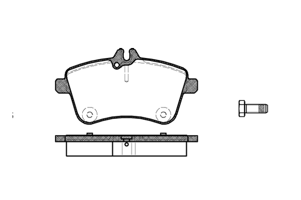 Bremseklosser - Mercedes - W169, W245
