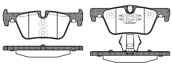 Bromsbelägg Remsa - BMW - 1-SERIE-serie, 3-serie f34, F36, 4-serie, F30, F22, F32, F23