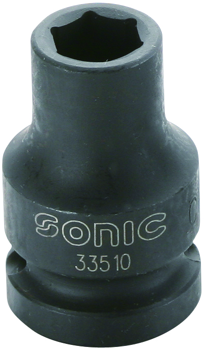 Krafthylsa 1/2" 6-kant 9 mm