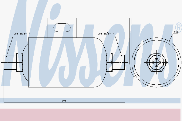 Torkfilter Nissens - OE 1321891,VF4196