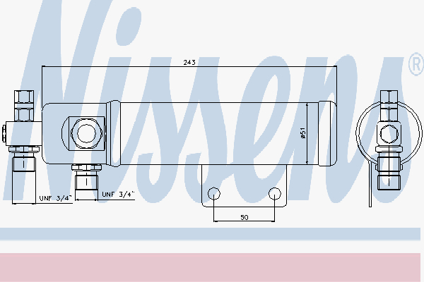 Torkfilter Nissens - OE 0008302483,A0008302483