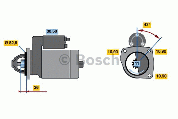 Startmotor Bosch