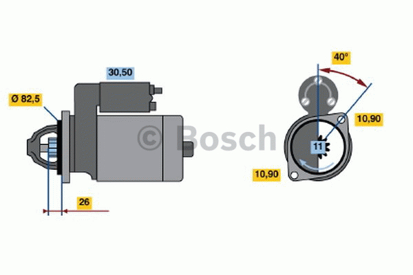 Startmotor Bosch