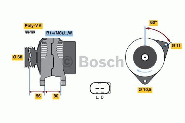 Generator Bosch - Renault - Mascott