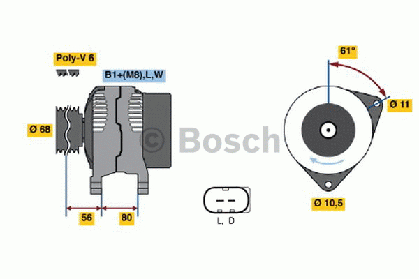 Generator Bosch - Renault - Mascott