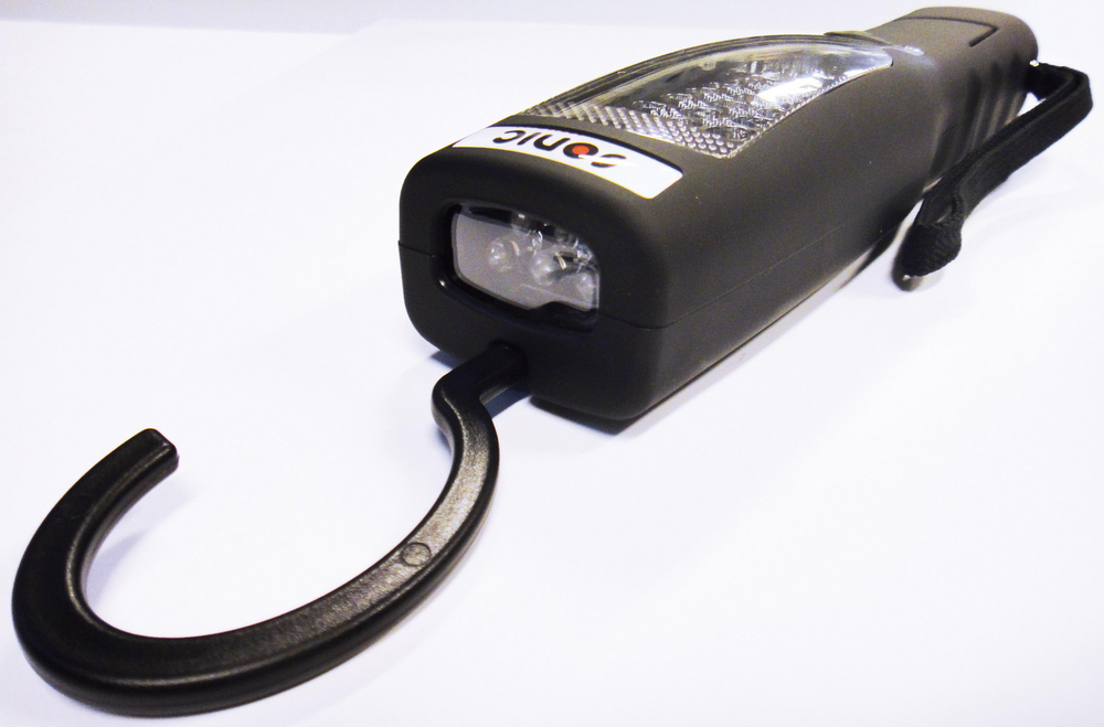 Vikbar handlampa LED med punktbelysning Sonic