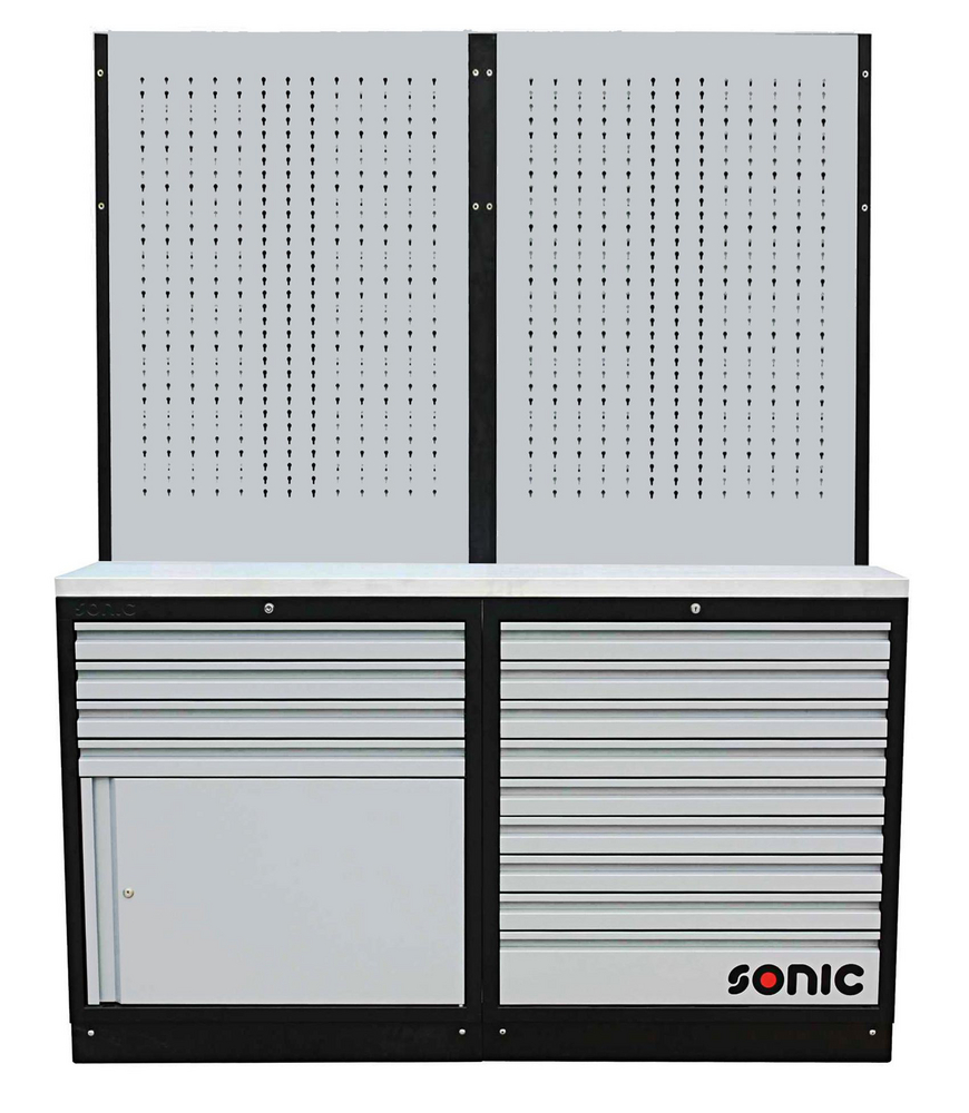 Förvaringsmodul MSS 1690mm med bänkskiva i rostfritt stål Sonic