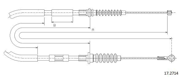 Bremsetråd - Isuzu - Trooper