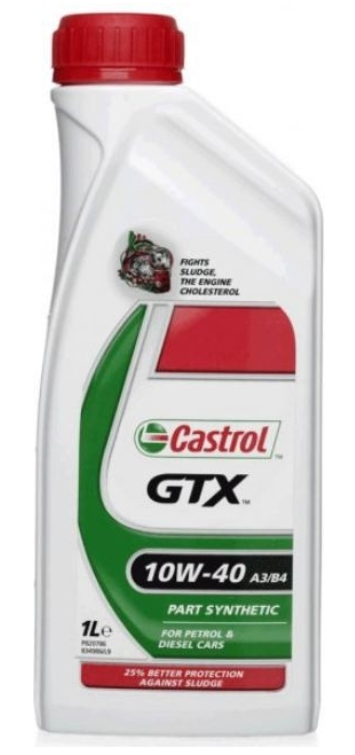 Castrol GTX A3/B4 10W-40 Motorolja 1 l - Motorolja - Mazda - B-serie. Toyota - Land cruiser, Dyna. VW - T2 transporter