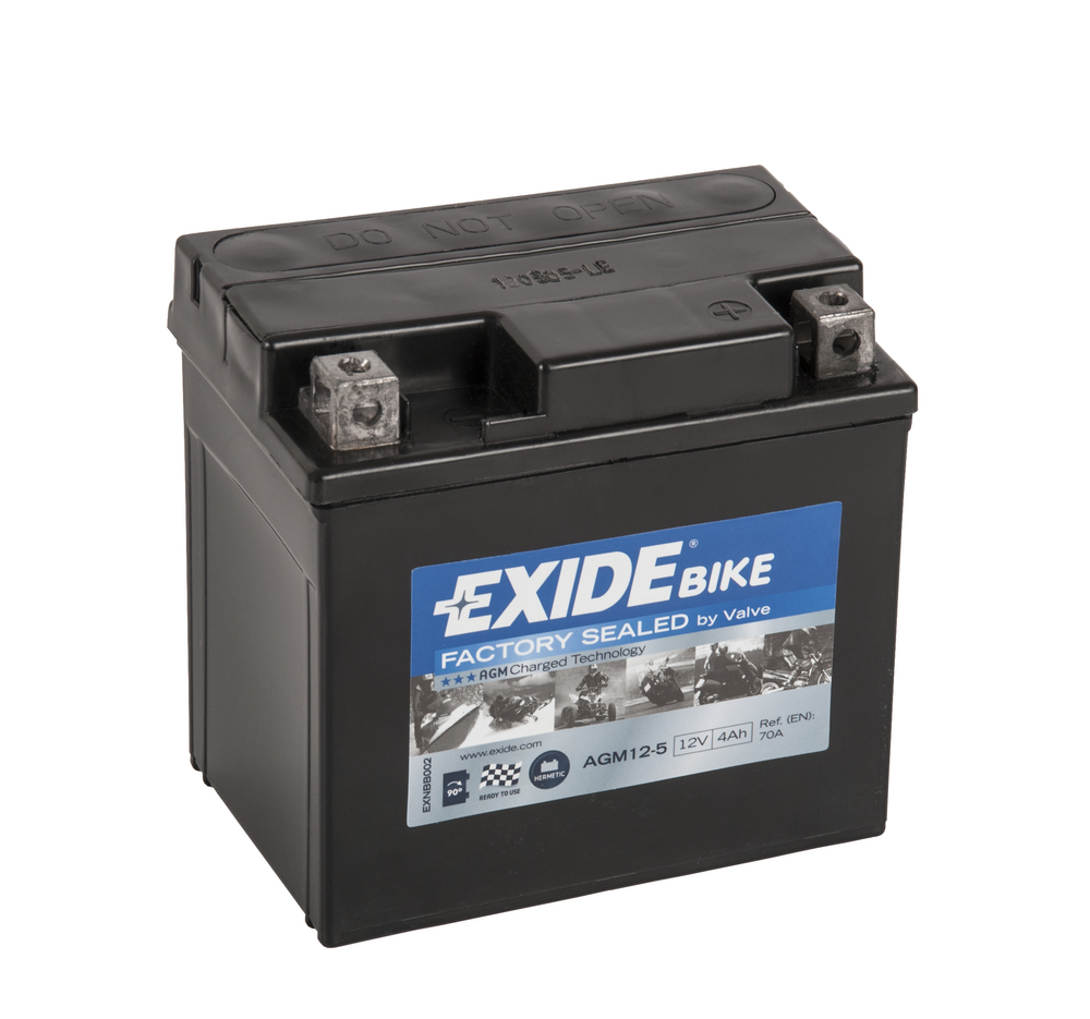 Exide AGM (MC) AGM12-5 4 Ah - MC-batteri