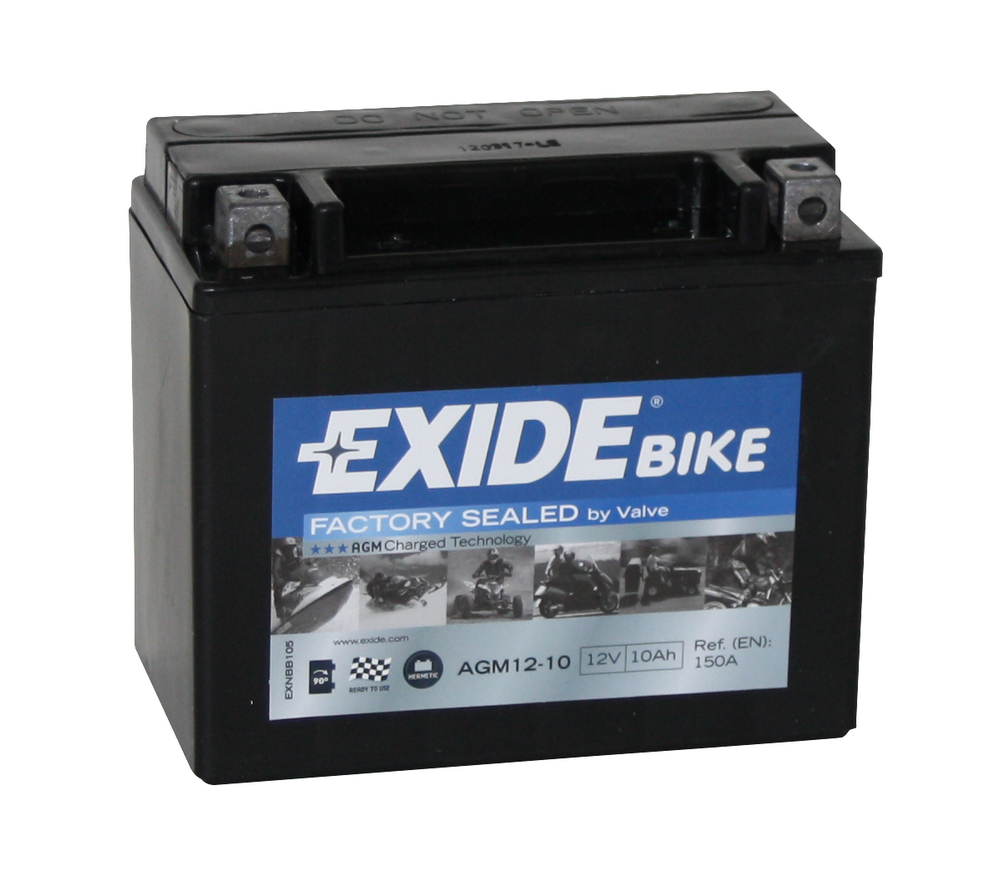 Exide AGM (MC) AGM12-10 10 Ah - MC-batteri