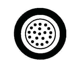 RKKB, 1x1,5 mm2, RØD/SVART