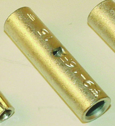 Tube skjøte hylse 16 mm²