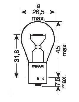 Glödlampa Osram - Volvo - VW - Toyota - Ford - Mercedes - Renault - Audi - Peugeot