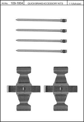 Montering kit - Mercedes - W204, W211, Sl r230, C219