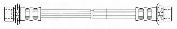 Bromsslang - Toyota - Hi-ace - OE 9094702828