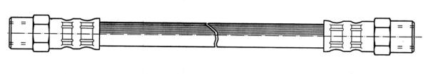 Bromsslang - Audi - 80, Coupe, S2, 90 - OE 811611775A