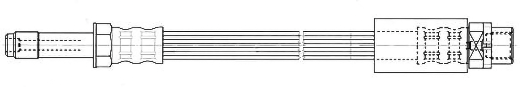 Bremseslange - BMW - 1-SERIE-serie, E9*, X1 e84, 3-serie f34, F36, 4-serie, M1, F30, F22, F23, F32