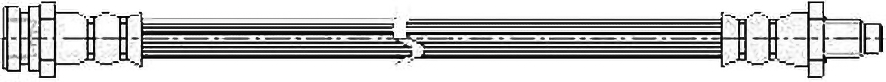 Bromsslang - Mitsubishi - Outlander, Lancer - OE MR493450
