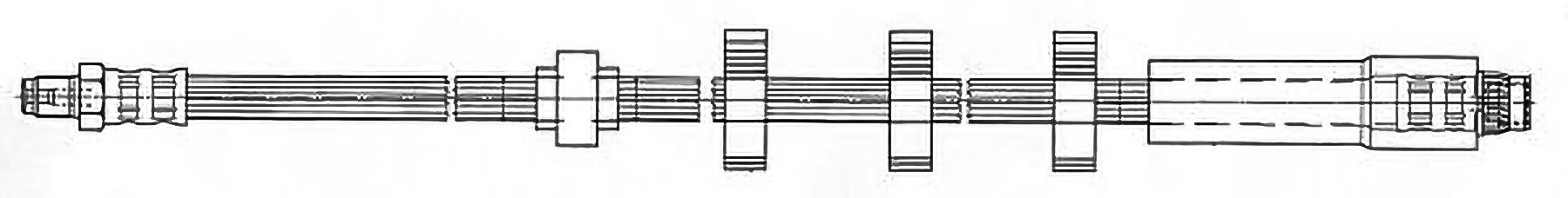 Bromsslang - Peugeot - 406 - OE 4806A3