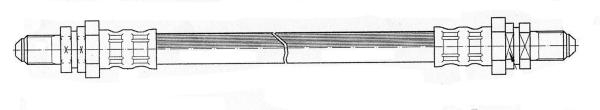 Bromsslang - Ford - Sierra, Scorpio, Granada - OE 83BB2282AD,83BB2282AE,1613354,6125910,6132910,1027745,6126854