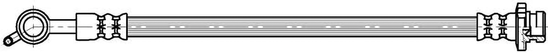 Bromsslang - Nissan - X-trail. Renault - Koleos - OE 46210JG013