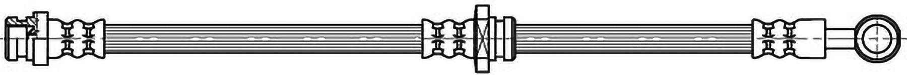 Bromsslang - Suzuki - Alto - OE 51550M76G20,51550M76G00