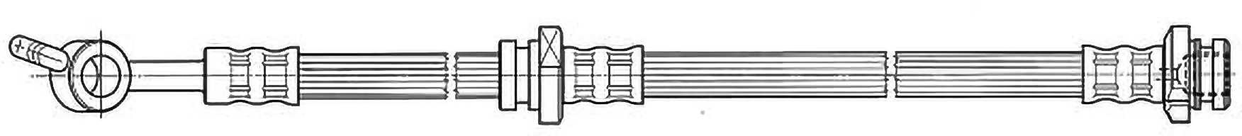 Bremseslange - Nissan - Micra, Note