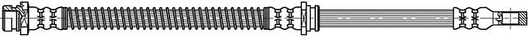 Bromsslang - Mitsubishi - Lancer - OE MR407889