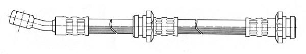 Bromsslang - Nissan - Micra - OE 4621028B10,4621028B00