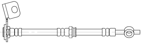 Bromsslang - Hyundai - Santa fè - OE 5881226361,5881226261