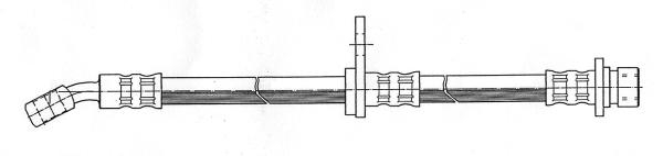 Bromsslang - Honda - Prelude - OE 46431SS0003,01468SS0010