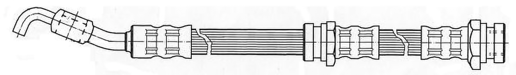 Bromsslang - Kia - Pride - OE KK15143980,15143980