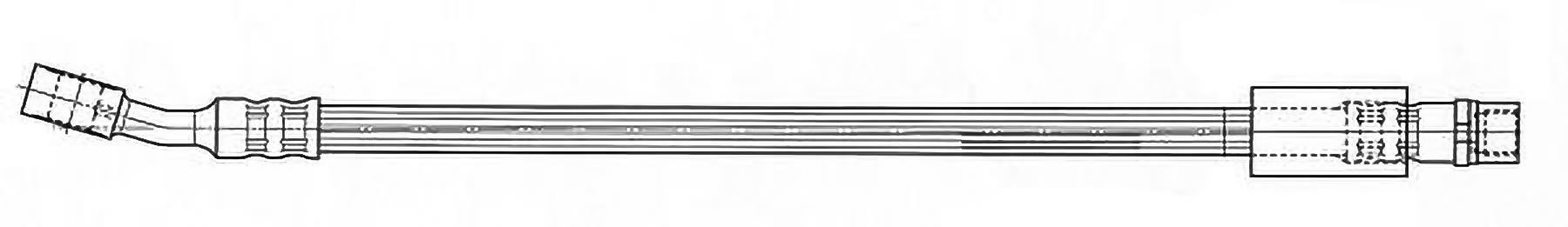 Bremseslange - Opel - Meriva
