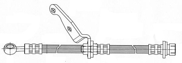 Bromsslang - Honda - Crv - OE 01464S10010,46410S10010