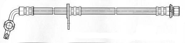 Bromsslang - Toyota - Land cruiser - OE 9094702A26,9094702A27